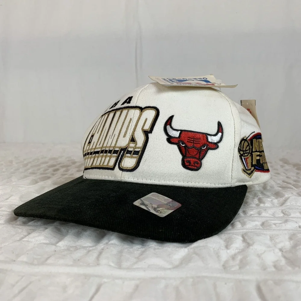 Chicago Bulls 1997 NBA Finals Champions Authentic Snapback Hat NWT Last Dance - Picture 2 of 11
